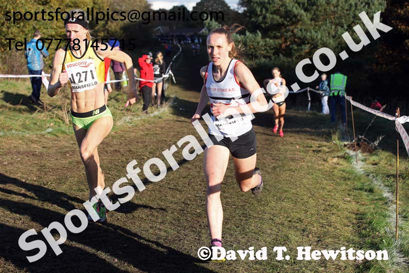 Senior womens National Cross Country Relay, Berry Hill Park, Mansfield. Photo:  David T. Hewitson/Sports for All Pics